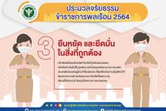 ยืนหยัด และยึดมั่นในสิ่งที่ถูกต้อง